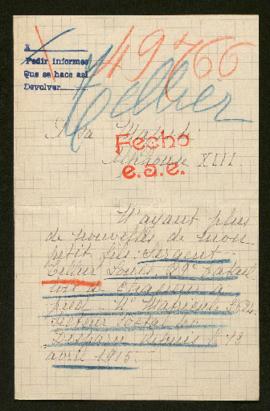 Expediente de Louis Tellier