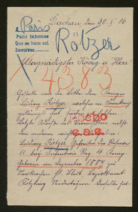 Expediente de Ludwig Rötzer