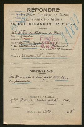 Expediente de Louis Guinier