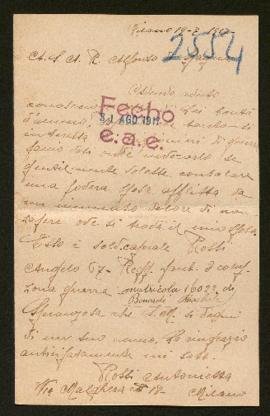 Expediente de Angelo Rossi