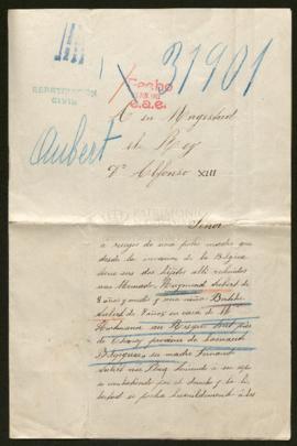 Expediente de la familia Aubert