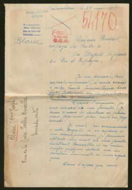 Expediente de madame Joseph Blaise