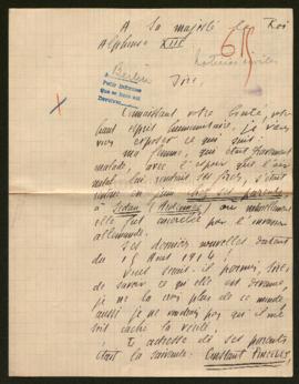 Expediente de madame Louis Letellier