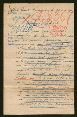 Expediente de Raymonde Cochet