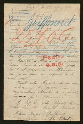 Expediente de Victor Eugène Griffonnet