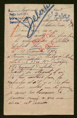 Expediente de Henri Deberte