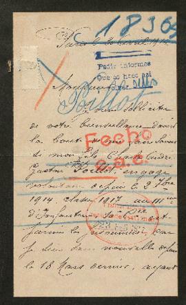 Expediente de Charles André Gaston Poillot