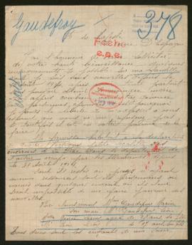 Expediente de Mariu Gaudefroy y su familia