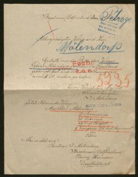 Expediente de Tobias Mölendorp