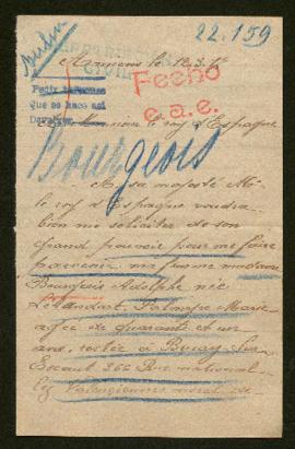 Expediente de Palmyre Bourgeois Letandart