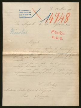 Expediente de Henri Louis Elie Nicolas