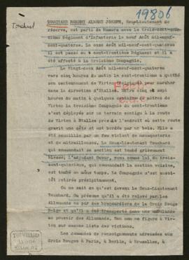 Expediente de Robert Albert Joseph Touchard