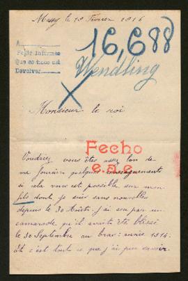 Expediente de Alfred Wendling