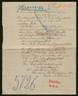 Expediente de Valentin Kreimer