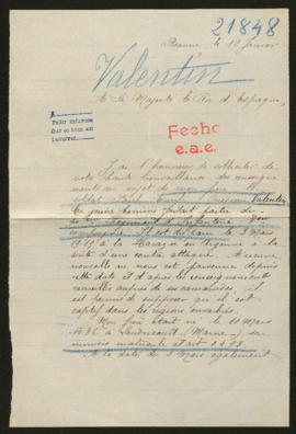 Expediente de Paul Emile Onésime Valentin