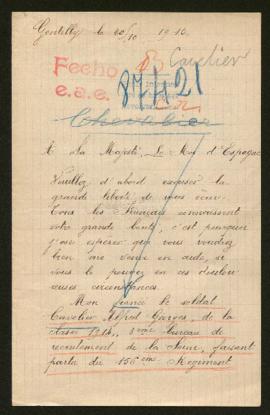 Expediente de Alfred Georges Cavelier