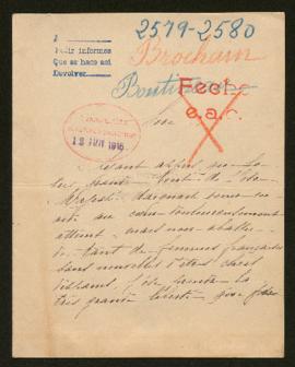 Expediente de Henri Brochain y Charles Boutineau