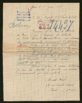 Expediente de Victor Belin