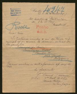 Expediente de Edouard de Roose y familia