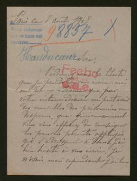 Expediente de Marcel Hauducoeur