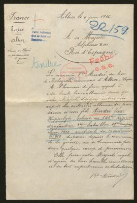 Expediente de Louis Hippolyte André