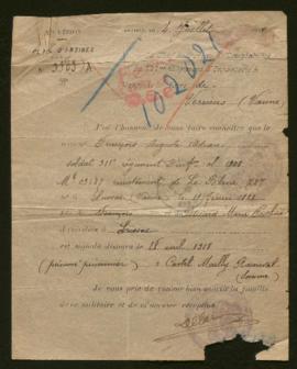 Expediente de Auguste Adrien François