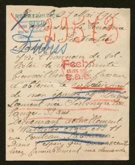 Expediente de Palmyre Dubus Boulanger