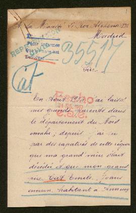 Expediente de Emile Cat