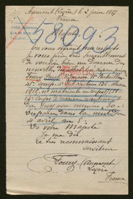 Expediente de Paul Foury