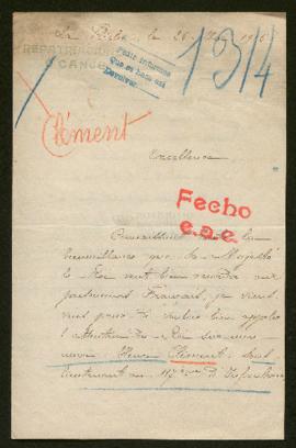 Expediente de Henri Clément