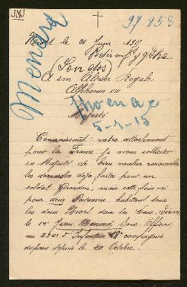 Expediente de Jean Ménard y Frédéric Chenier