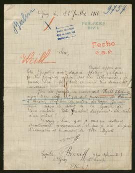 Expediente de Mathias Weill y esposa