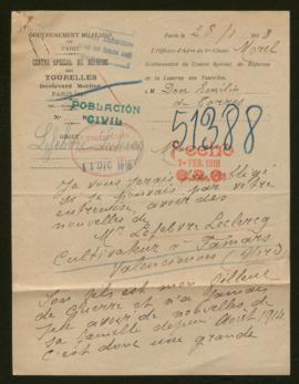 Expediente de monsieur Lefebvre Leclercq