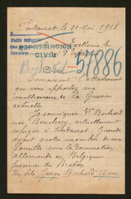 Expediente de la familia Bochard Verfaillie