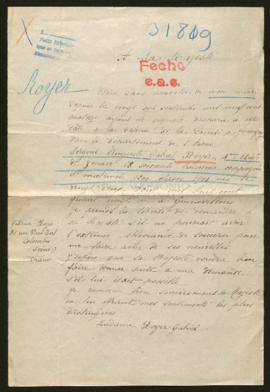 Expediente de Auguste Gabriel Royer