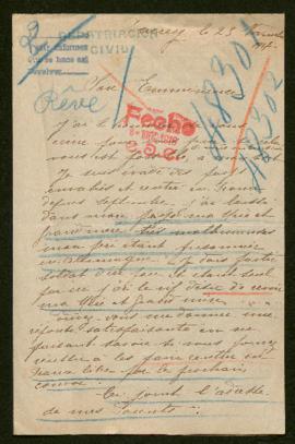 Expediente de madame Rêve Plantin y madame veuve Rêve