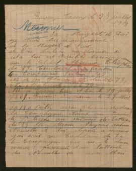 Expediente de Cléophas Meunier