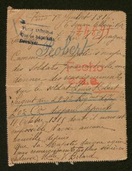 Expediente de Louis Robert