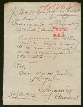 Expediente de Antoine Marie Joseph de Chabot