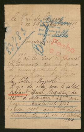 Expediente de Henri Augustin Bréant