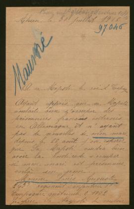 Expediente de Louis Auguste Maume
