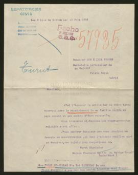 Expediente de la familia Turut Stanislas