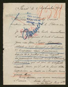 Expediente de Alexandre Panier