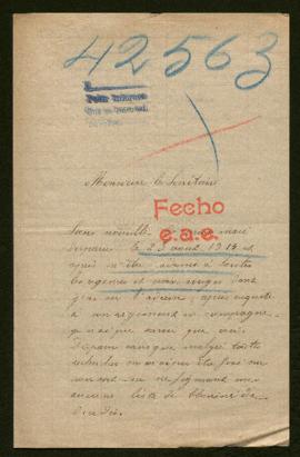 Expediente de Augustin Masset