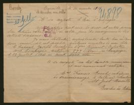 Expediente de Joseph Borrely