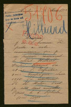 Expediente de François Hilliard