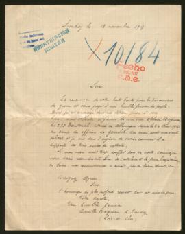 Expediente de Alphonse Daigneau