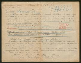 Expediente de Henri Lemaine