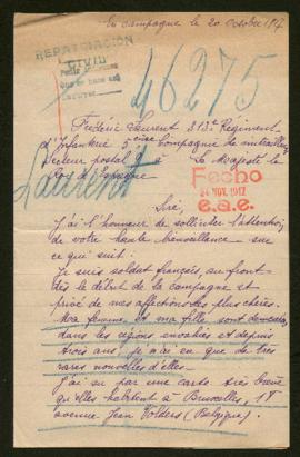 Expediente de la familia Laurent Desmons