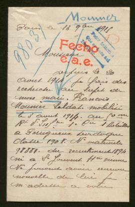 Expediente de François Mounier